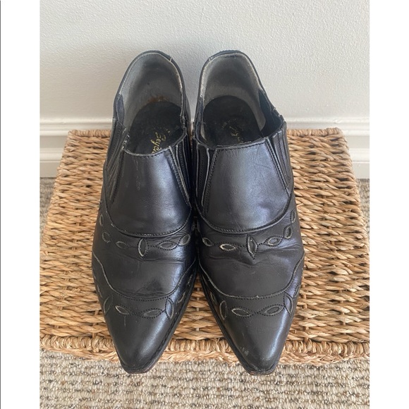 Seychelles Black Vintage Western Ankle Boots - Picture 4 of 4